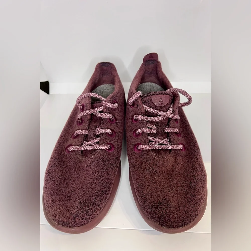 Allbirds Wool Runner Comfort‎ Running Athletic Sneakers Shoes Men’s 8 Burgundy - Picture 3 of 7